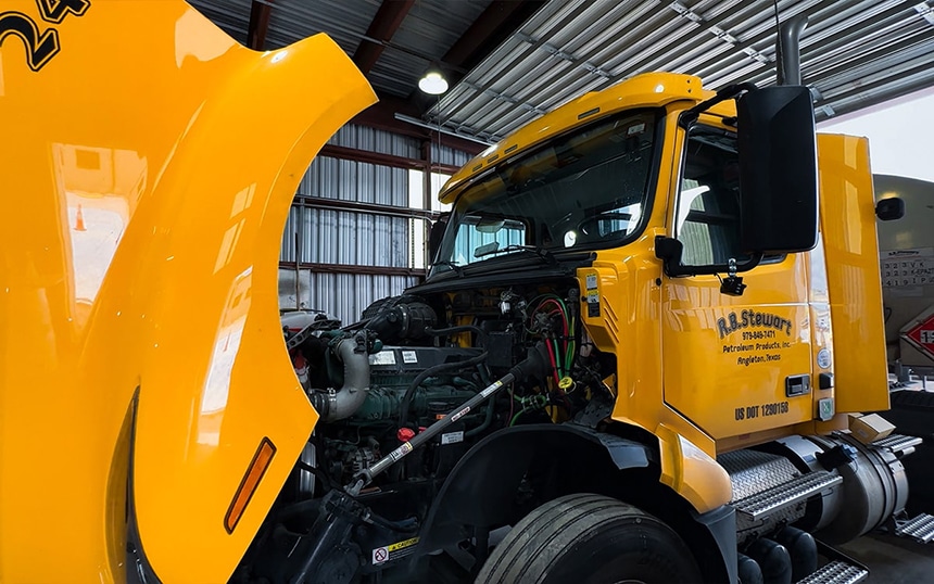 Truck in Shop